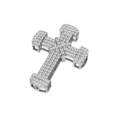 Sparkling Cross pendant with diamonds